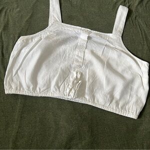 A New Day White Crop Top